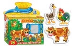 Мягкие магниты "Ферма" ТМ Vladi Toys