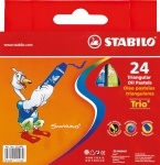 Пастель масляная 24 цв.STABILO TRIO