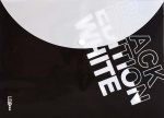 Конверт на кнопке А4 "Black Edition" белый