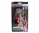 Набор канцелярский с пеналом Monster High