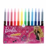 Barbie. Набор цветных фломастеров эргономической формы (12 шт)
