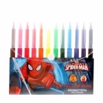 Spider Man. Набор цветных фломастеров эргономической формы (12 шт)