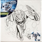 Холст с контуром 20х20 см Max Steel