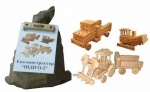 Эко-конструктор "Индиго-2", деревянный