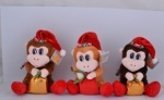 Мягкая игрушка обезьянка 18 см