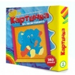 Картинка из пластилина "Слон"
