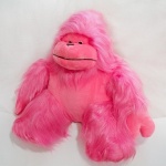 Игрушка мягкая Горилла, розовая, 70см