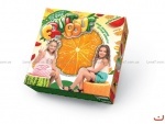 Мягкий надувной пуфик "FRUIT POUF"