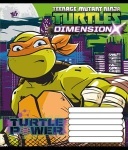 А5/12 в косую YES гибр. с 2-м выборками TMNT POWER-16, тетрадь
