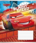 А5/12 в косую YES гибр. с 2-м выборками CARS BLAZING-16, тетрадь