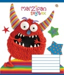 Тетрадь А5/12 в косую линию MARZIPAN FUNNY MONSTERS