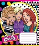 Тетрадь А5/12 в косую линию BARBIE Friends