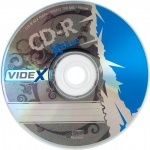 CD-R матрица "Videx" X-Blue 52х 700Mb (упак)