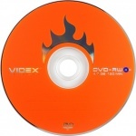 DVD+RW матрица "Videx" 4х 4.7Gb без упаковки