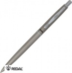Ручка шариковая Regal Синяя 0.7 мм Хромированный корпус