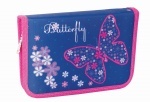 Пенал твердый одинарный Flower butterfly