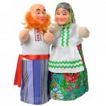 Набор для кукольного театра Дед и Бабка