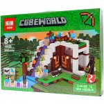 Конструктор Лепин Minecraft база у водопада