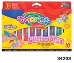 Клей с блестками Rainbow, 10 цветов