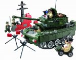 Конструктор Брик Военный танк