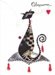 Конверт на кнопке А4 "Glamour cats" L5908