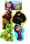 Беби пазлы Маша и медведь (белка) ТМ Vladi Toys