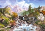 Пазлы 1000 "Водяная мельница"