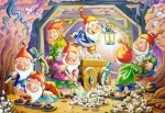 Castorland: пазл сказка Белоснежка и семь гномов 120 эл.